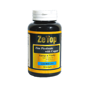 ZeTop – Zinc & Copper Supplement for Energy, Skin & Immunity