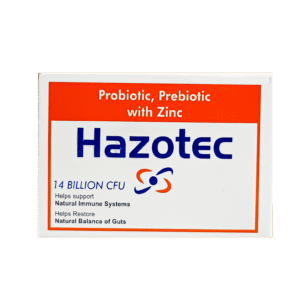 Hazotec Probiotic, Prebiotic with Zinc - 14 Billion CFU